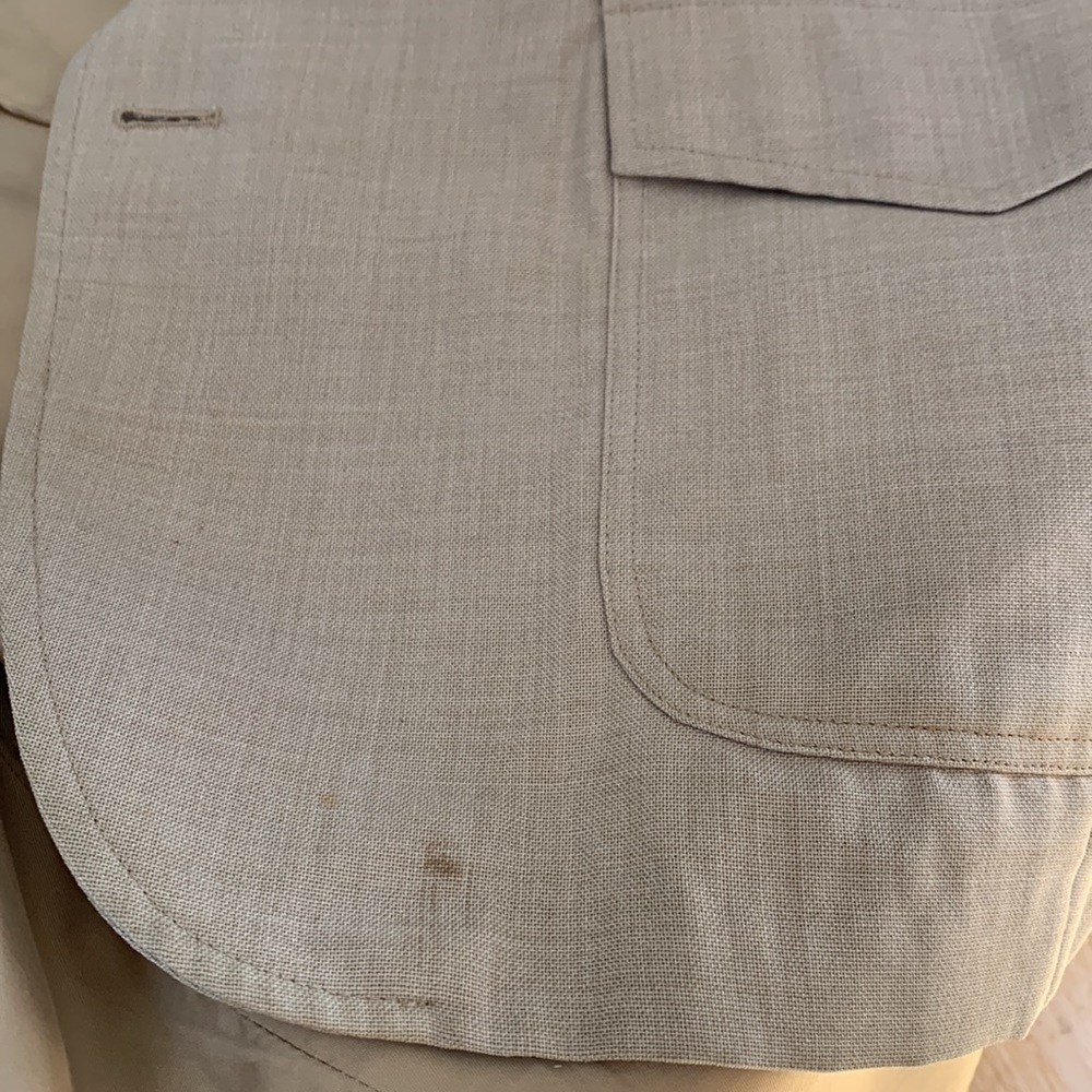 Vintage Pen West Pendleton Western Blazer Suede Elbow Patches size 46L - Picture 10 of 11